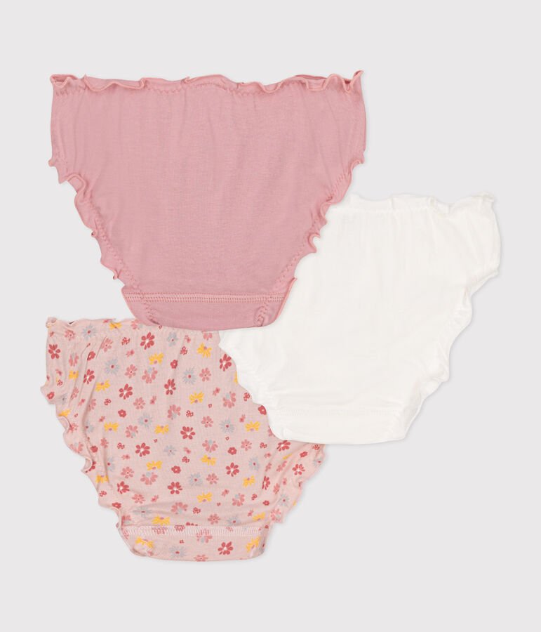 Children's Frilly Cotton Knickers - 2-Pack multicolor