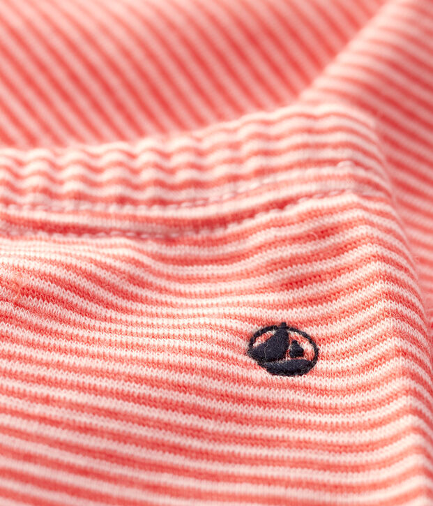Babies' Wool/Cotton Leggings orange/white