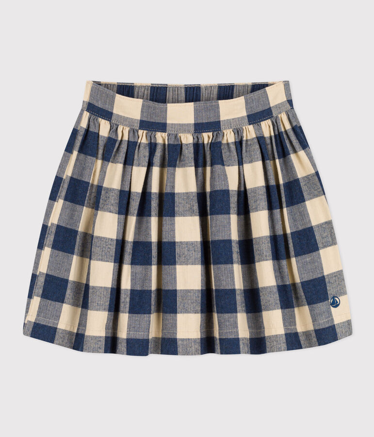 Girls' cotton flannel skater skirt INCOGNITO /AVALANCHE