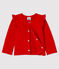 Baby Girls' Fleece Cardigan TERKUIT red