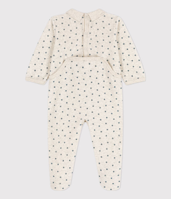 Babies' Starry Velour Sleepsuit MONTELIMAR /DUCKY