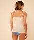 Women's openwork cotton strappy vests - 2-Pack
