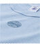 Boy's cotton milleraies short pyjamas ALASKA blue/ECUME white