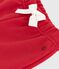 Babies' plain cotton trousers POMPEI red