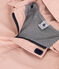 Children's unisex iconic recycled raincoat SALINE pink
