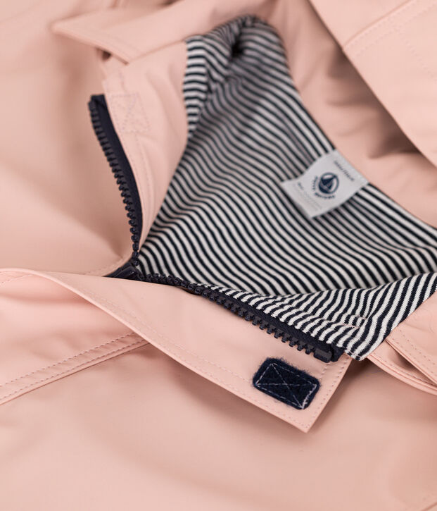 Children's unisex iconic recycled raincoat pink