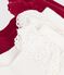 2 pairs of babies' frilly cotton socks multicolor