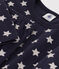 Children's Unisex Tube Knit Starry Pyjamas SMOKING blue/MARSHMALLOW white