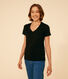 Women's Straight V-Neck Cotton T-Shirt