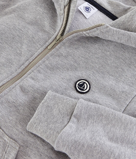 Boys' Hooded Sweatshirt SUBWAY CHINE grey