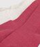 Pack of 2 openwork cotton heart pattern tights for children pink/beige