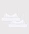 Girls' White Bralettes - 2-Pack variante 1