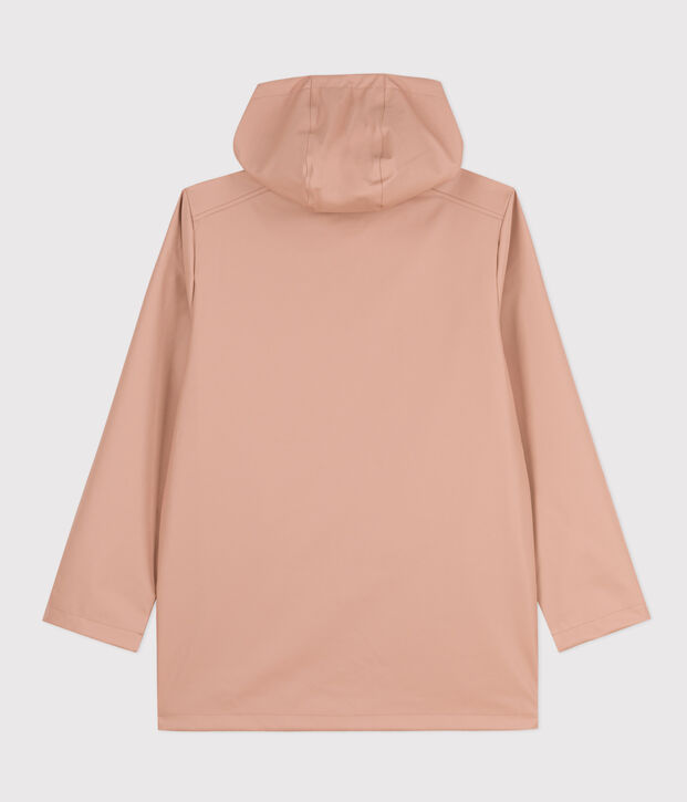 Iconic waxed raincoat made from recycled materials beige