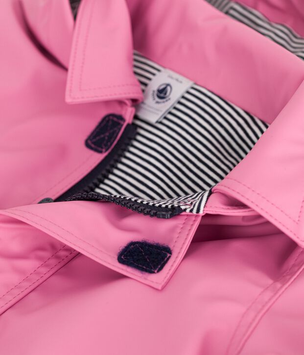 Babies' iconic plain raincoat pink