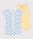 Babies' Cotton Playsuits - 2-Pack