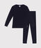 Children's cotton pyjamas SMOKING blue