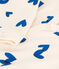 Babies' Patterned Footless Cotton Pyjamas AVALANCHE white/MEDIEVAL