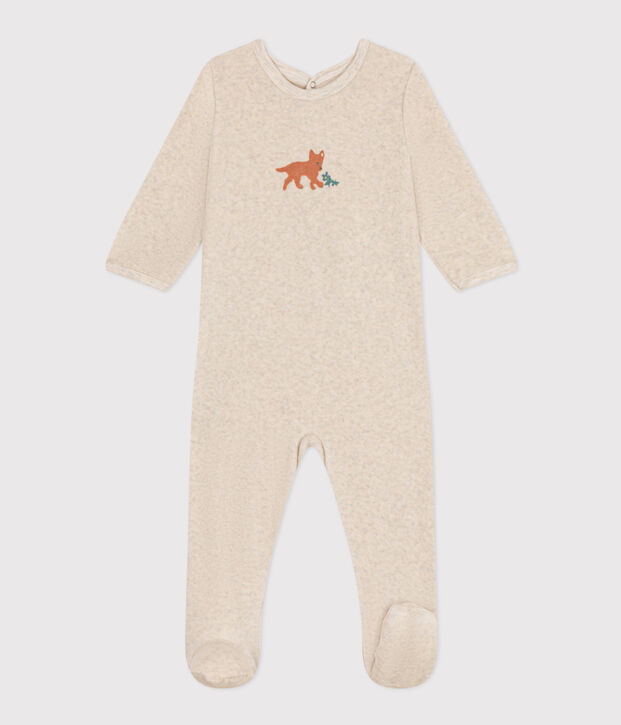 Babies' Velour Gondola Pyjamas MONTELIMAR CHINE