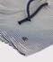 Babies' Recycled Fabric Swim Shorts MEDIEVAL blue/MARSHMALLOW white