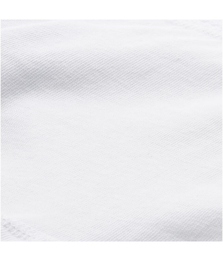 Girl's plain shorty white