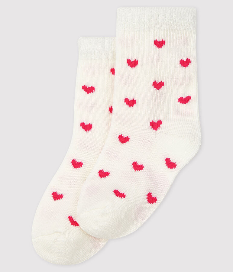 Pack of 2 pairs of socks for babies. multicolor