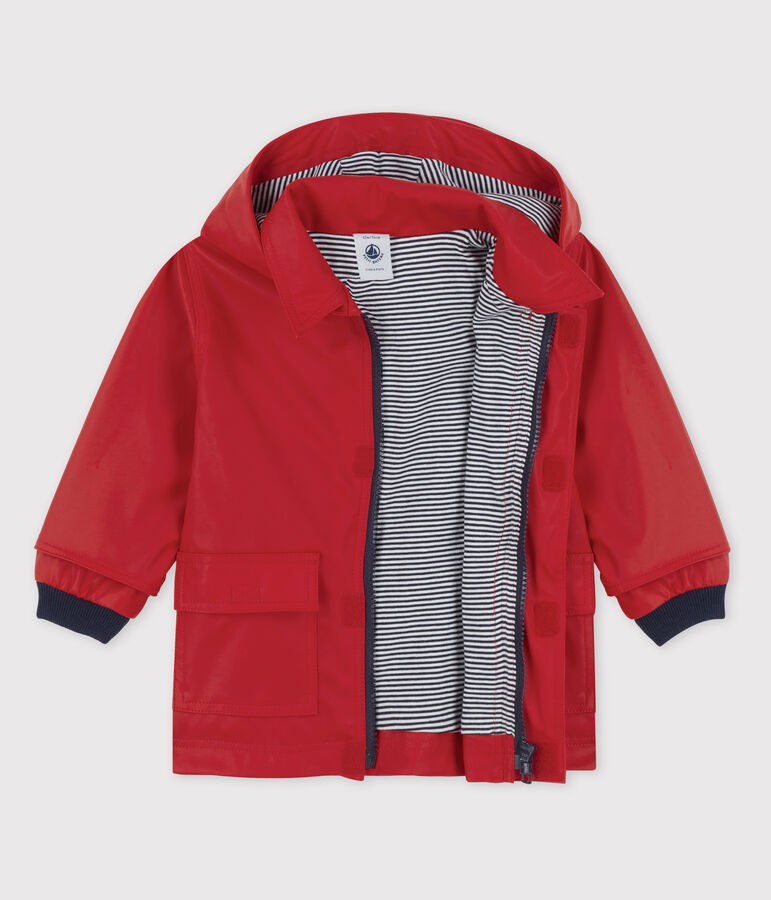 BABIES' ICONIC RECYCLED RAINCOAT red