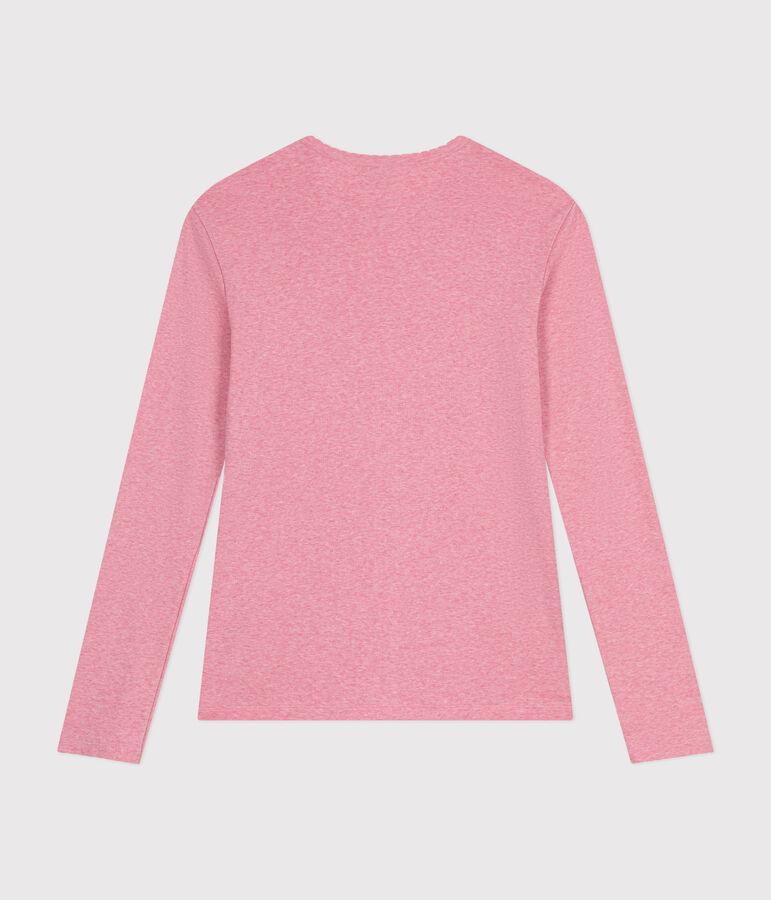 Women's Iconic Cocotte Stitch Cotton T-Shirt pink