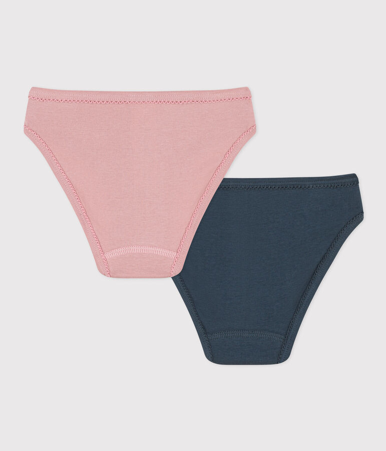 Girls' Cotton Briefs - 2-Pack multicolor