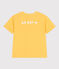 Children's short-sleeved printed cotton T-shirt ORGE yellow