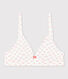 Girl’s print padded bandeau bra