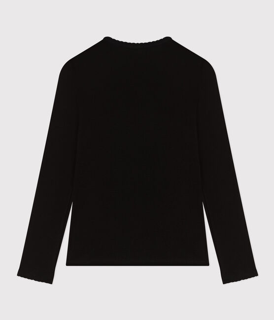 Women's Iconic Cocotte Stitch Cotton T-Shirt NOIR black