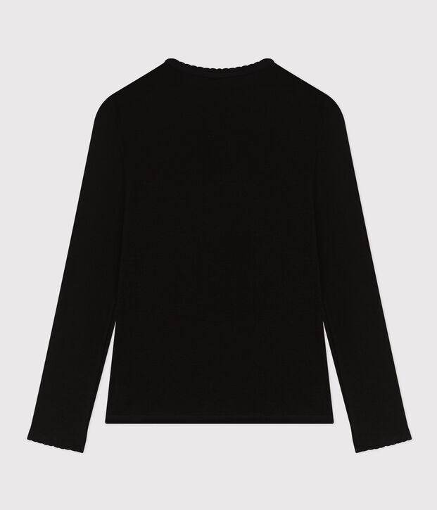 Women's Iconic Cocotte Stitch Cotton T-Shirt black