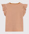 Girls' Striped Cotton T-Shirt TOAST /DOLL