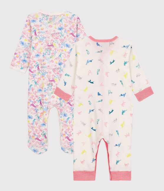 Baby Girls' Cotton Sleepsuits - 2-Pack variante 1