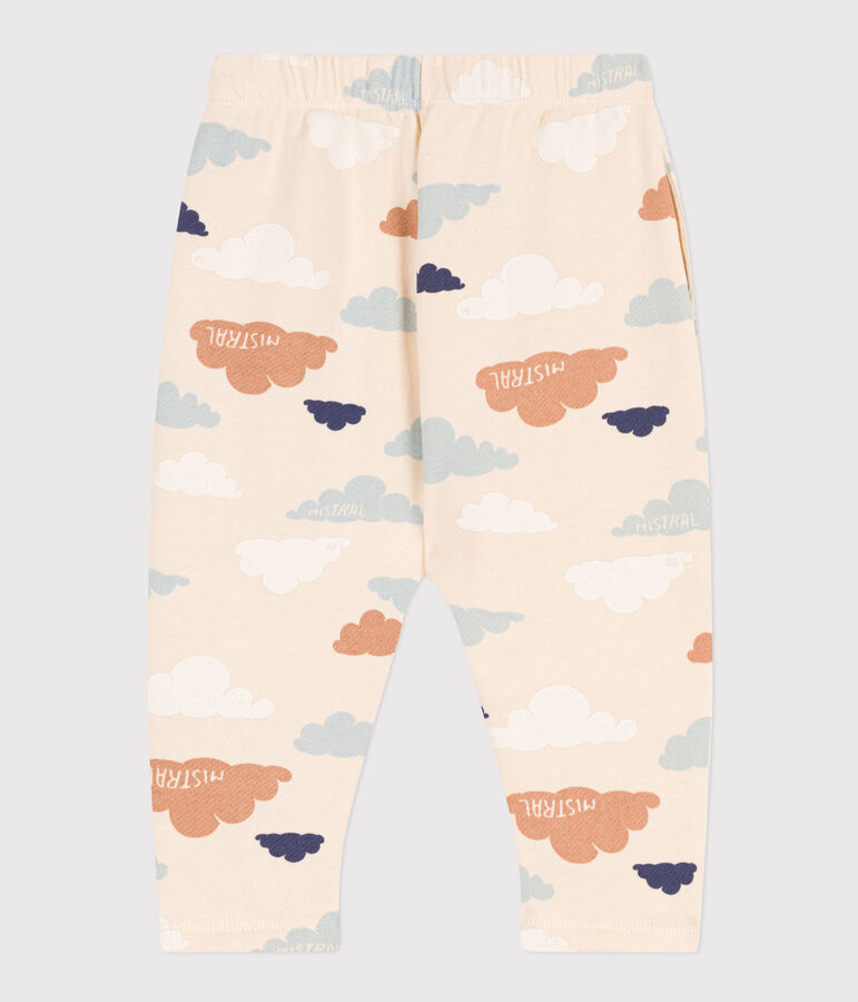 Babies' Printed Fleece Trousers AVALANCHE white/MULTICO