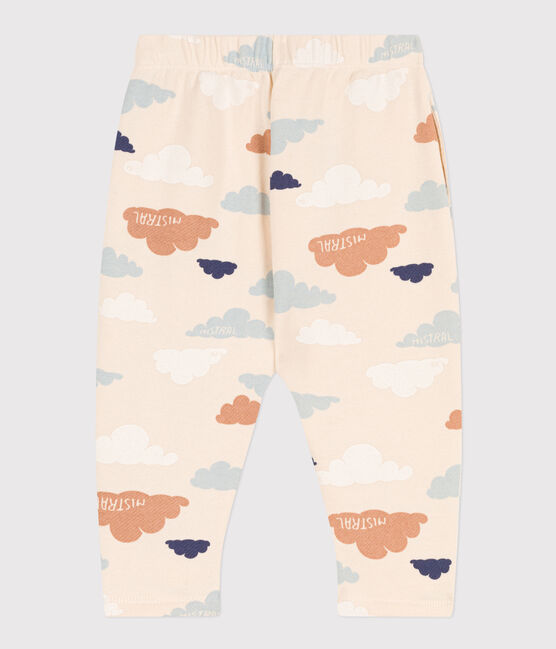 Babies' Printed Fleece Trousers AVALANCHE white/MULTICO
