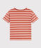 Boys' Stripy Jersey T-shirt FAMEUX /AVALANCHE