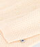 Babies' Knitted Cotton Cardigan AVALANCHE Ecru