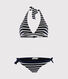 Women's Two-Piece Stripy Swimsuit