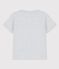 Boys' Short-Sleeved Cotton T-Shirt POUSSIERE CHINE grey