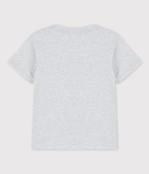 Boys' Short-Sleeved Cotton T-Shirt grey