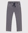 Boys' Eco-Friendly Regular Denim Trousers GRIS grey