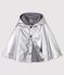 Unisex baby's waterproof cape ARGENT grey