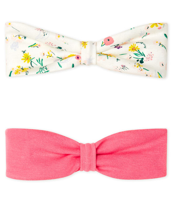 Baby Girls' Plain and Print Headbands - 2-Pack variante 2
