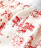 Girls' Fleece Skirt MARSHMALLOW white/TERKUIT red