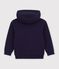 Children's cotton hoodie with a boat motif SMOKING