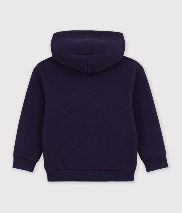 Children's cotton hoodie with a boat motif SMOKING
