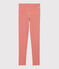 Girls' Elastane Jersey Leggings PAPAYE pink