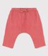 Babies' Plain Organic Cotton Gauze Harem Pants