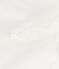 Girls' Poplin Formal Dress ECUME white